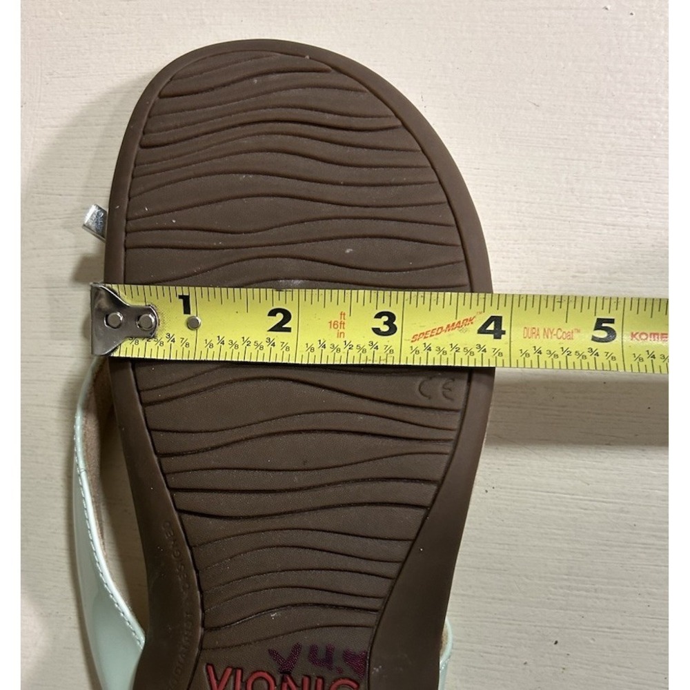 Vionic Women Sandal Bella II Orthotic Slip On Thong Flip Flop Shoes Sz 9 - Picture 9 of 9